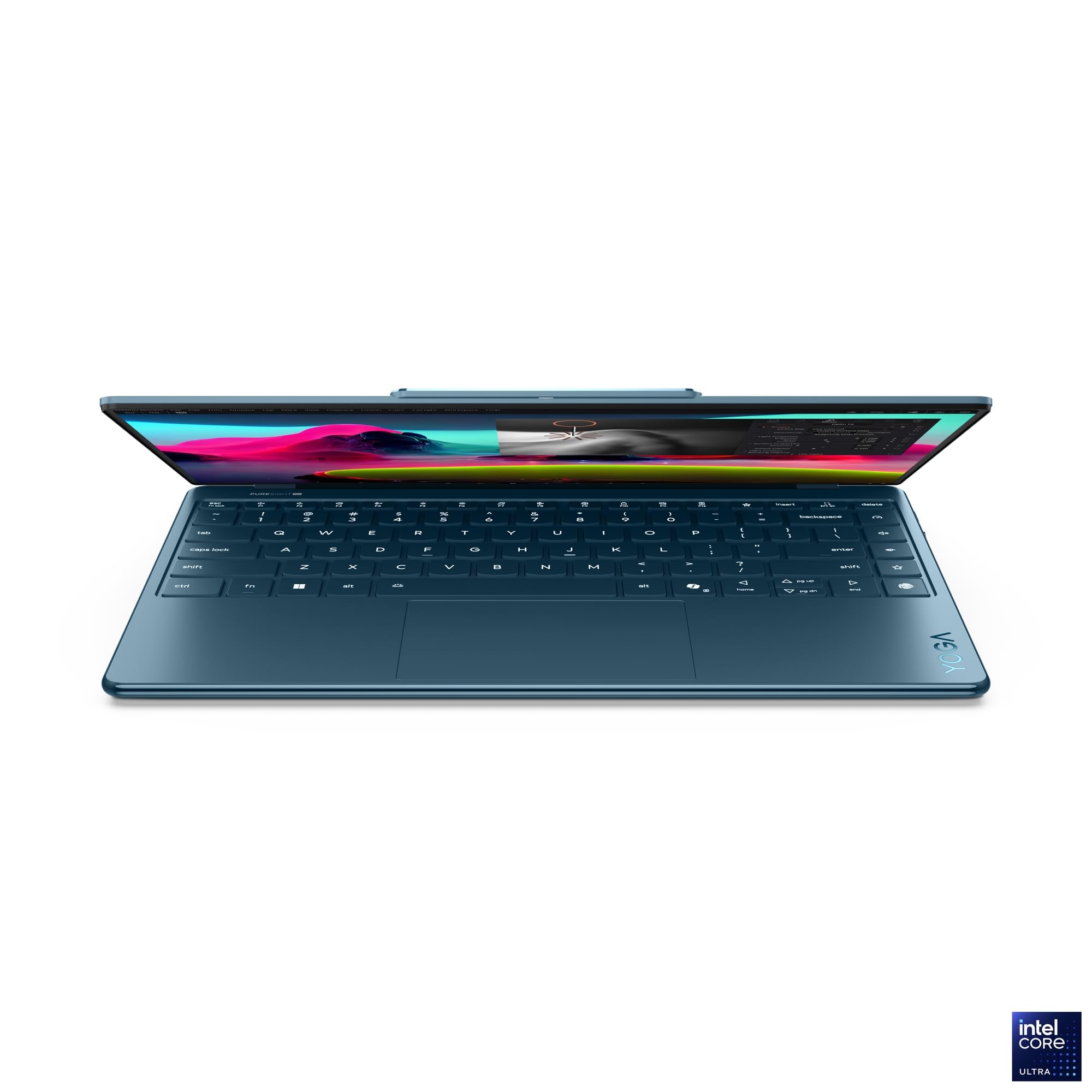 Lenovo Yoga Slim 9 14ILL10 - Ordinateur Portable 14'' 4K OLED WQUXGA Tactile Copilot+ (Intel Ultra 7 258V, RAM 32Go, SSD 1To, Intel Arc Graphics 140V, Windows 11 Home) Clavier AZERTY - Tidal Teal