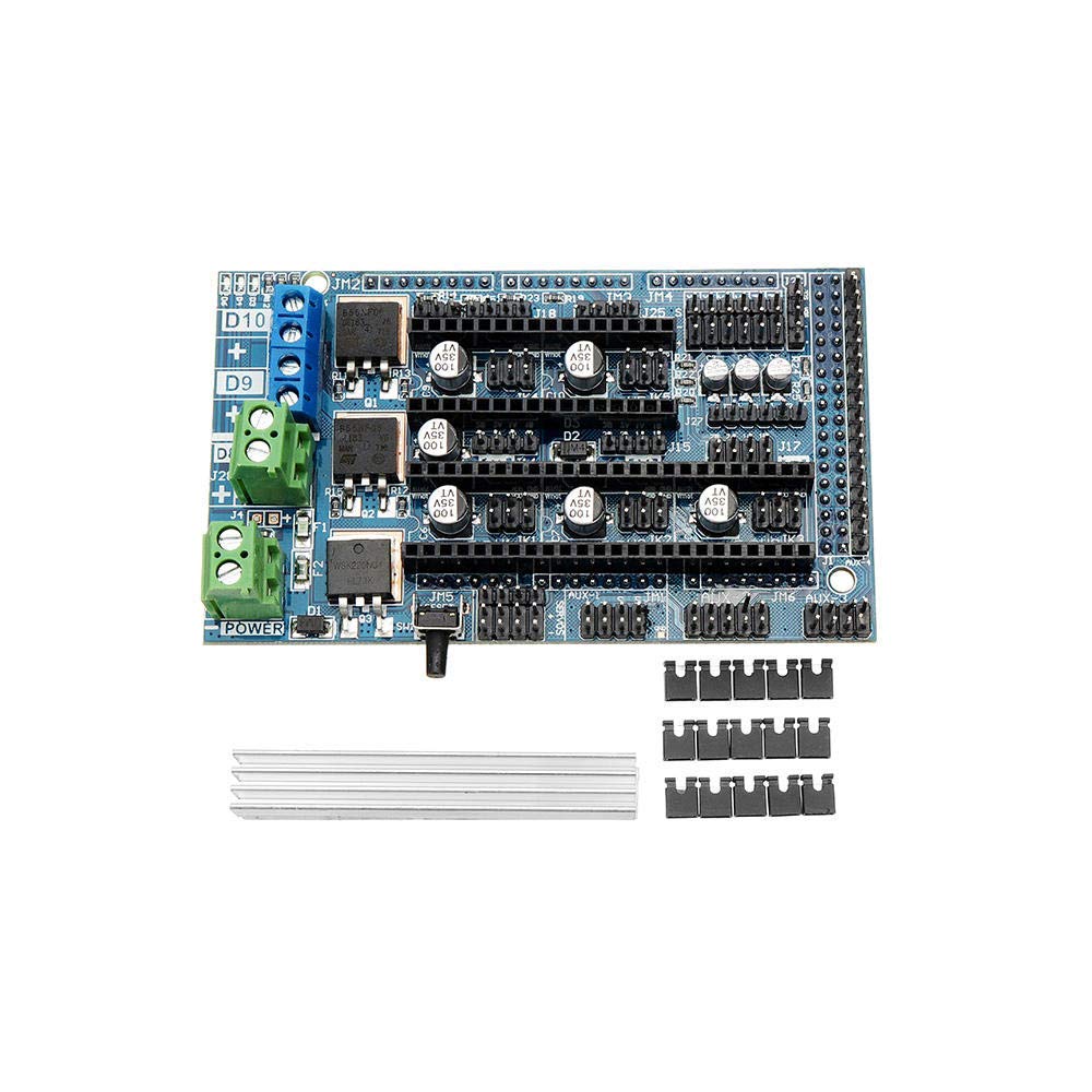 DollaTek Upgrade Ramps 1.6 Base On Ramps 1.5 4-layer Control Panel Mainboard Expansion Board for 3D Printer Parts