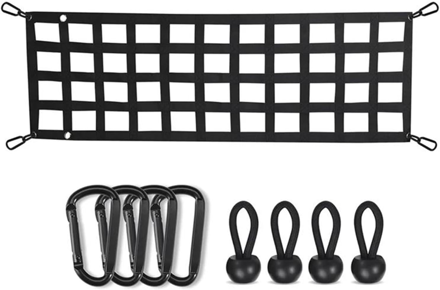 Car Nets Car Trunk Organizer Net Protection Pickup Truck Bed Cargo Mesh Tailgate Net Cargo Storage Netting Divider Accessories
