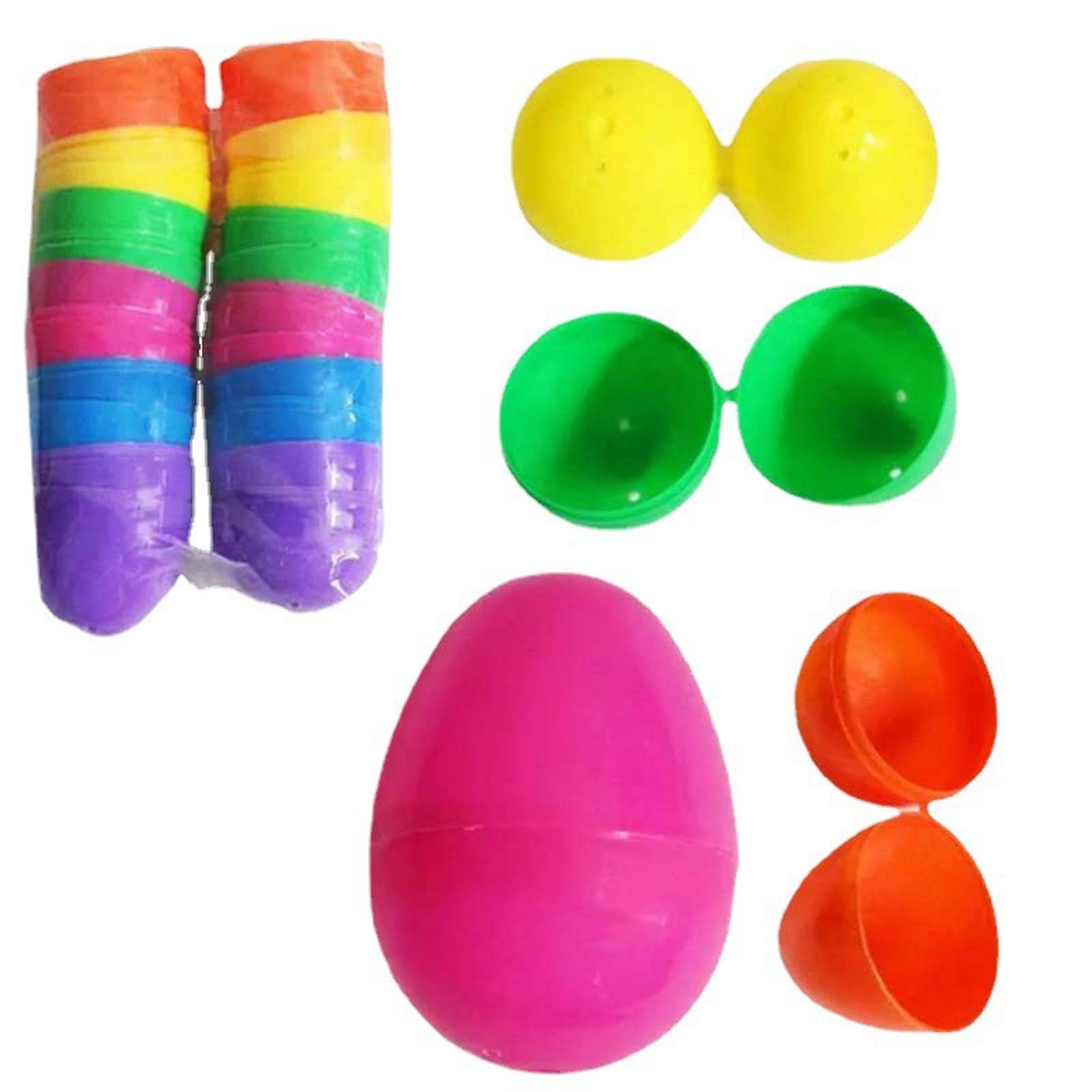 Generic 12 Pieces Easter Eggs Colorful for Rewards Goodie Bag Fillers Birthday