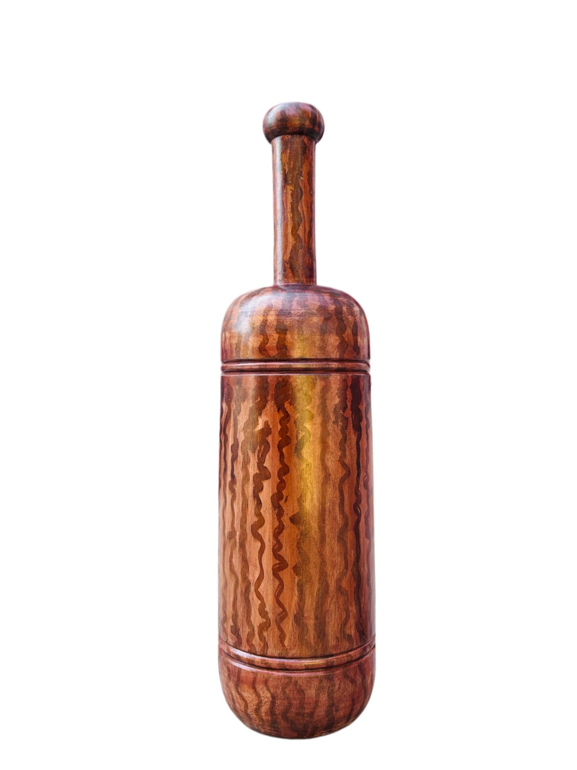 Zubyco Wave Wooden Indian Mugdar, Clubs, Meel, Clubbell, Karla Kattai, Mugdal, (Bottle Styled) Quality Wood with Polish from Zubyco Sports (6, Kilograms)-image-43