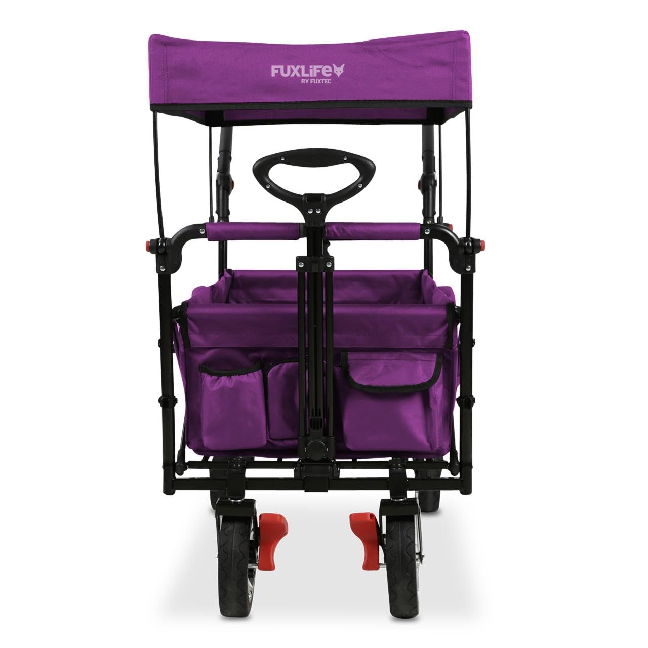 FUXTEC Bolderkar CT800 - Opvouwbaar, Ruim, Met Dubbele Remmen En UV-bescherming