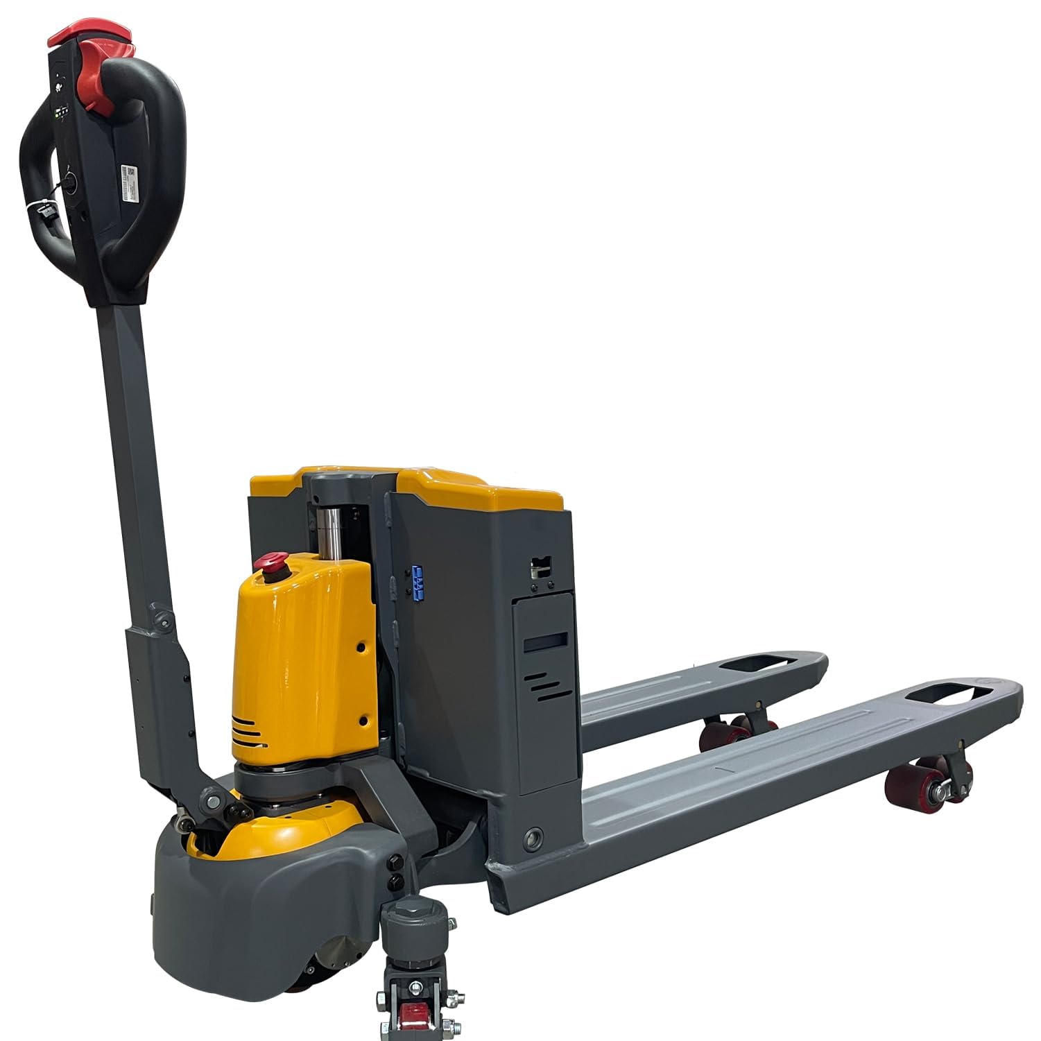 Modern Group One Color Electric Pallet Jack Truck Fully Electric Pallet Jack Powered Lithium Ion Battery 2000Kg 3300Lbs Capacity, Easy Battery Replacement With 220V Uk Charger, 3 Hours Battery Use Between Charge Xilin
