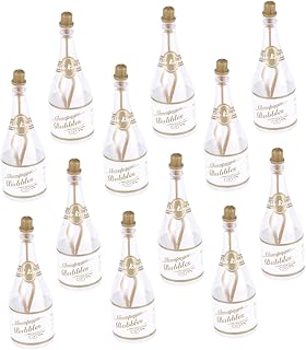Abaodam 36 Pçs Garrafa De Bolha De Casamento Sabão De Bolha Decoração Infantil Brinquedos De Bolha Lembrancinhas De Festa De Casamento Adereços De Champanhe Bolhas De Casamento Garrafa De