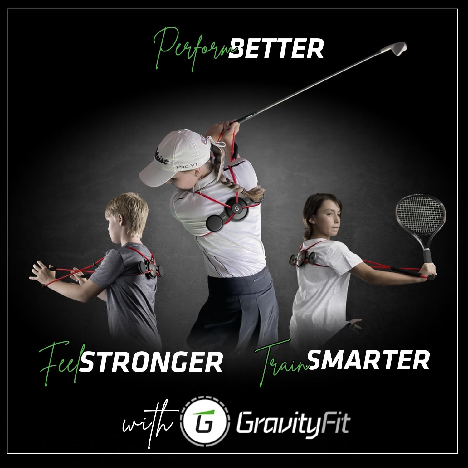 Amazon.com : GRAVITYFIT Golf Swing Trainer | Trusted by PGA