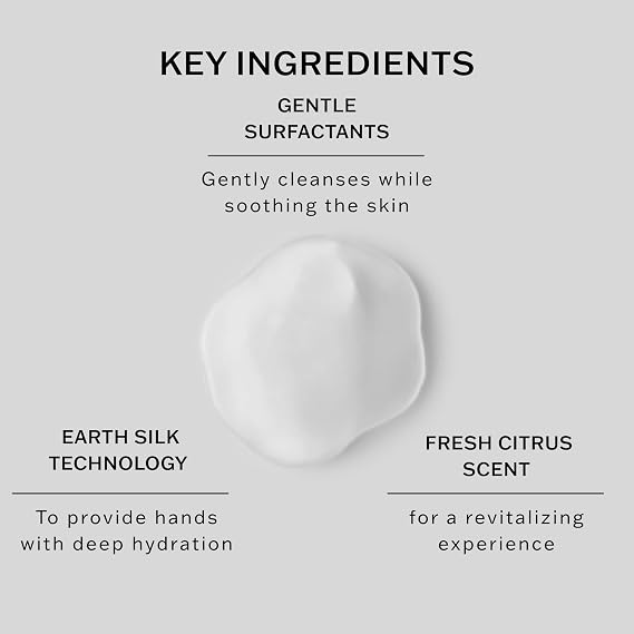 SACHAJUAN Hand Wash Shiny Citrus, Deeply Hydrating, Soothes Skin, 16.9 oz