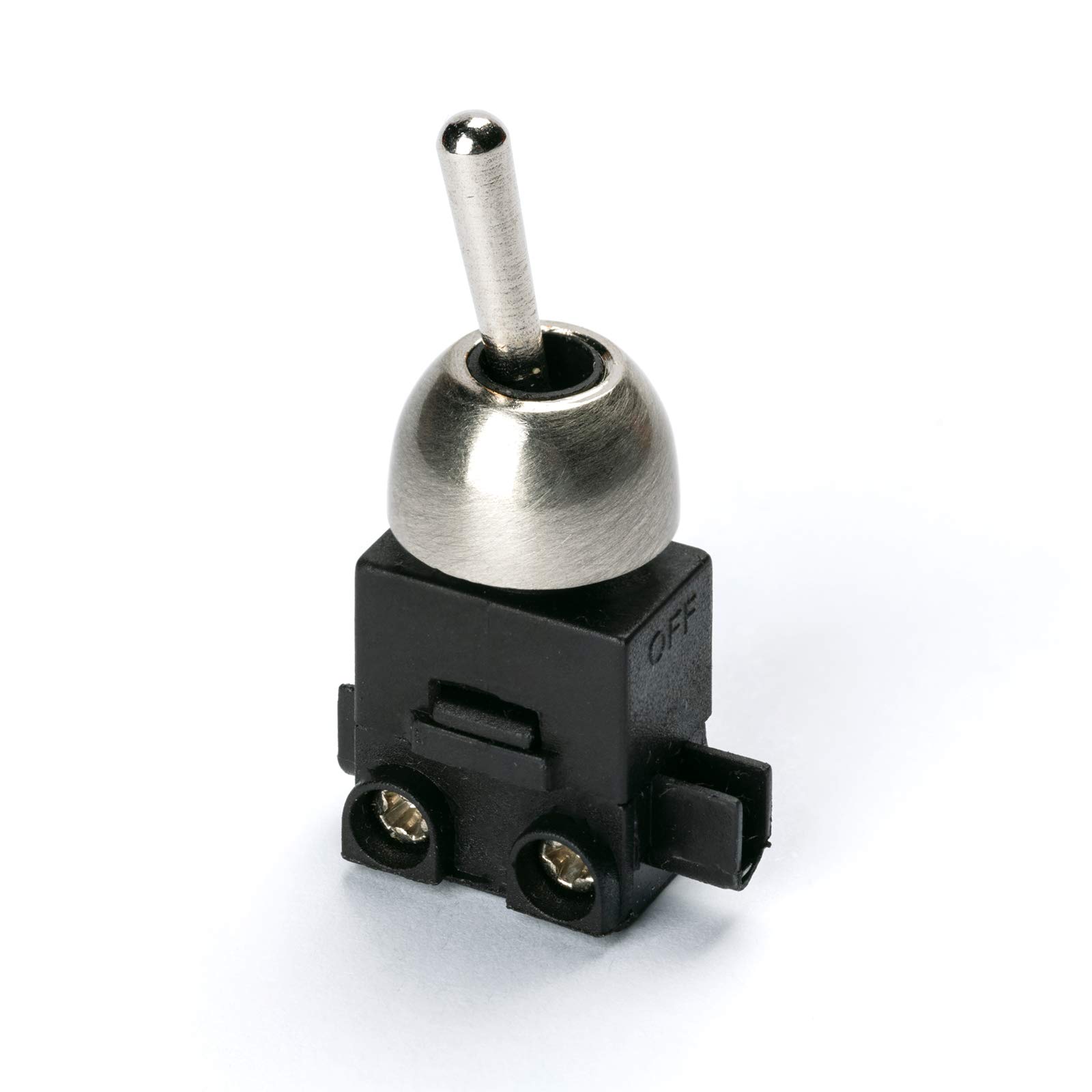 ORION LIGHTSTYLE Einbauschalter Kippschalter ON/OFF Ein/Aus 250V Leuchten 1polig 2(1) A LS-2 gold silber antik Lampen Tischlampen Wandleuchten (Edelstahl)