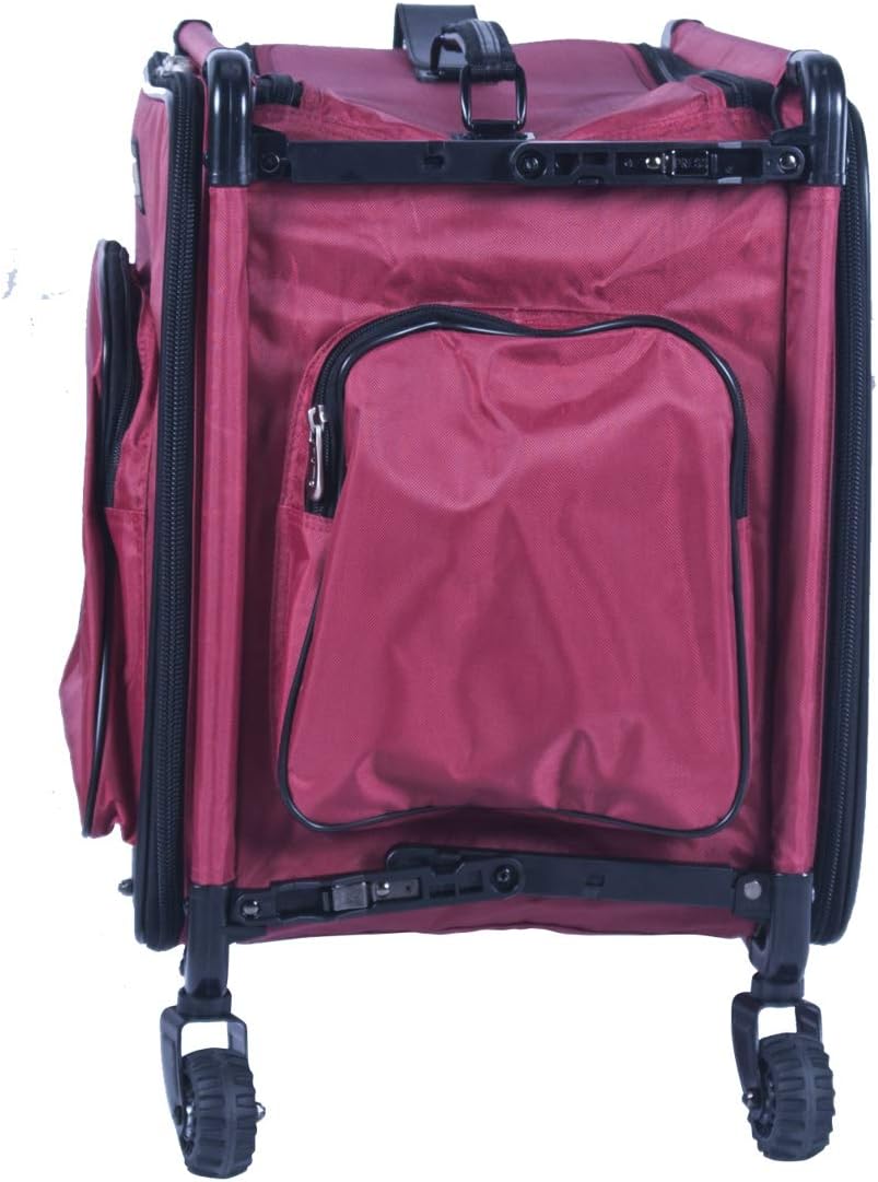Tutto Serger Tote on Wheels (Cherry Red, 17")