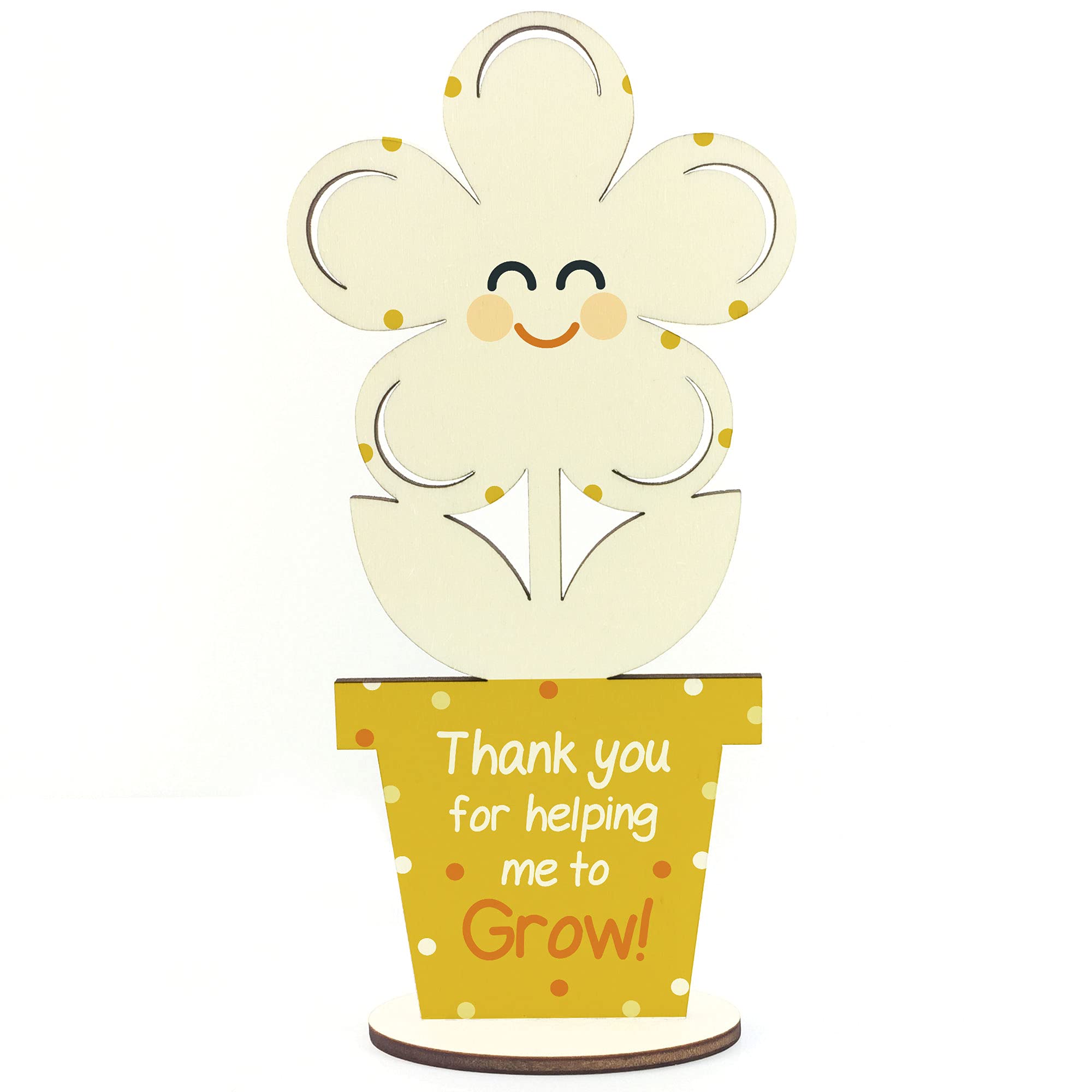 Special Thank You Gift For Friend Teacher Flower Sign Teacher Gift Friendship Gift