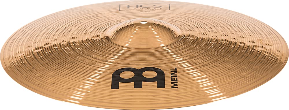 Meinl Cymbals HCS Bronze Piatto Ride 20 pollici (50,8cm) per Batteria – Bronzo B8, Finitura Tradizionale, Prodotto in Germania (HCSB20R)