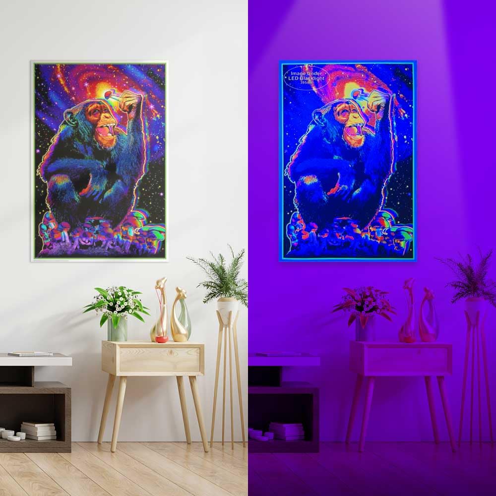 Amazon.com: Studio B Monkey Mushroom - Non-Flocked Blacklight