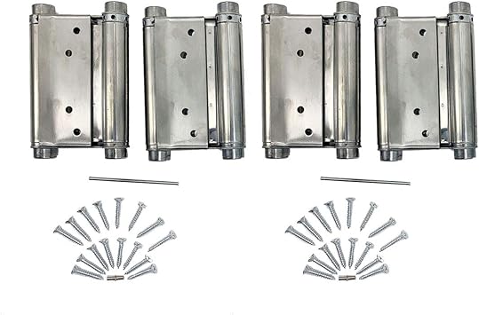 4 Stück Federscharniere 304 Edelstahl - Selbstschließend Für Schranktüren