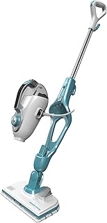 BLACK+DECKER FSMH1321JSM-QS Lavapavimenti a vapore STEAM-MOP 13 in 1, Sistema di Pulizia Guanto Steamitt, con Generatore di Vapore Portatile, 1300W