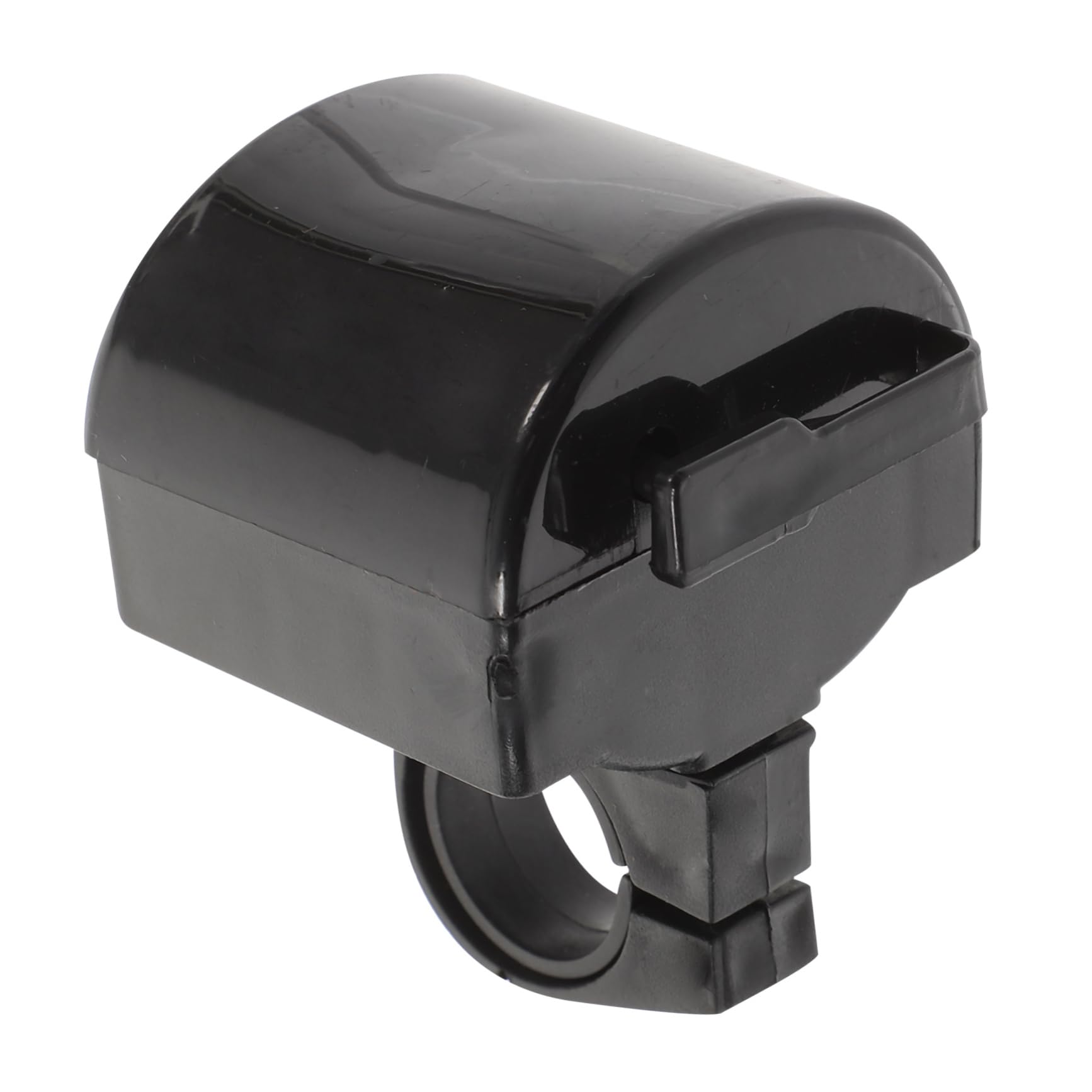 SUPVOX Electric Bike Horn Intelligent Bike Trumpet Easy to Install Material Loud Sound for Mountain Road Bikes No Battery Required Black