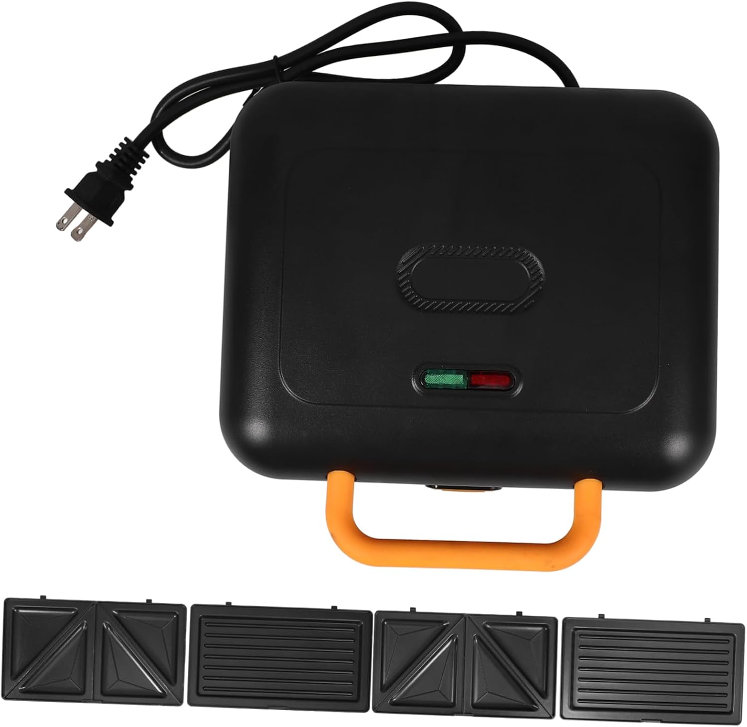 1set Multi-function Non-stick Waffle Maker Sandwich Machine Breakfast Maker Removable Plates Food-grade Material for Home Cooking Us