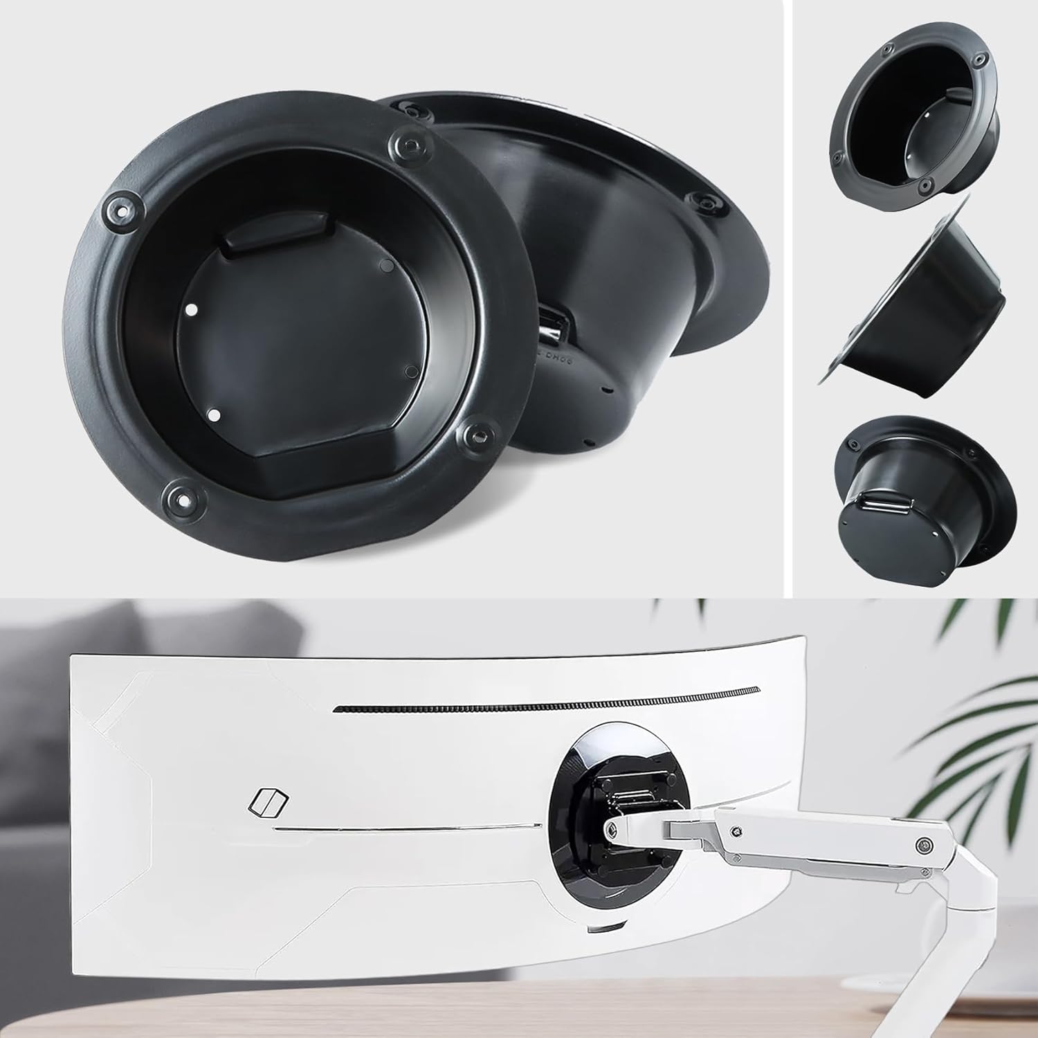 Computers Monitor Stands Wall Mount Adapter Bracket Compatible with Samsung Odyssey G9 57 in for Ls57cg952ncxxf S57CG952NC