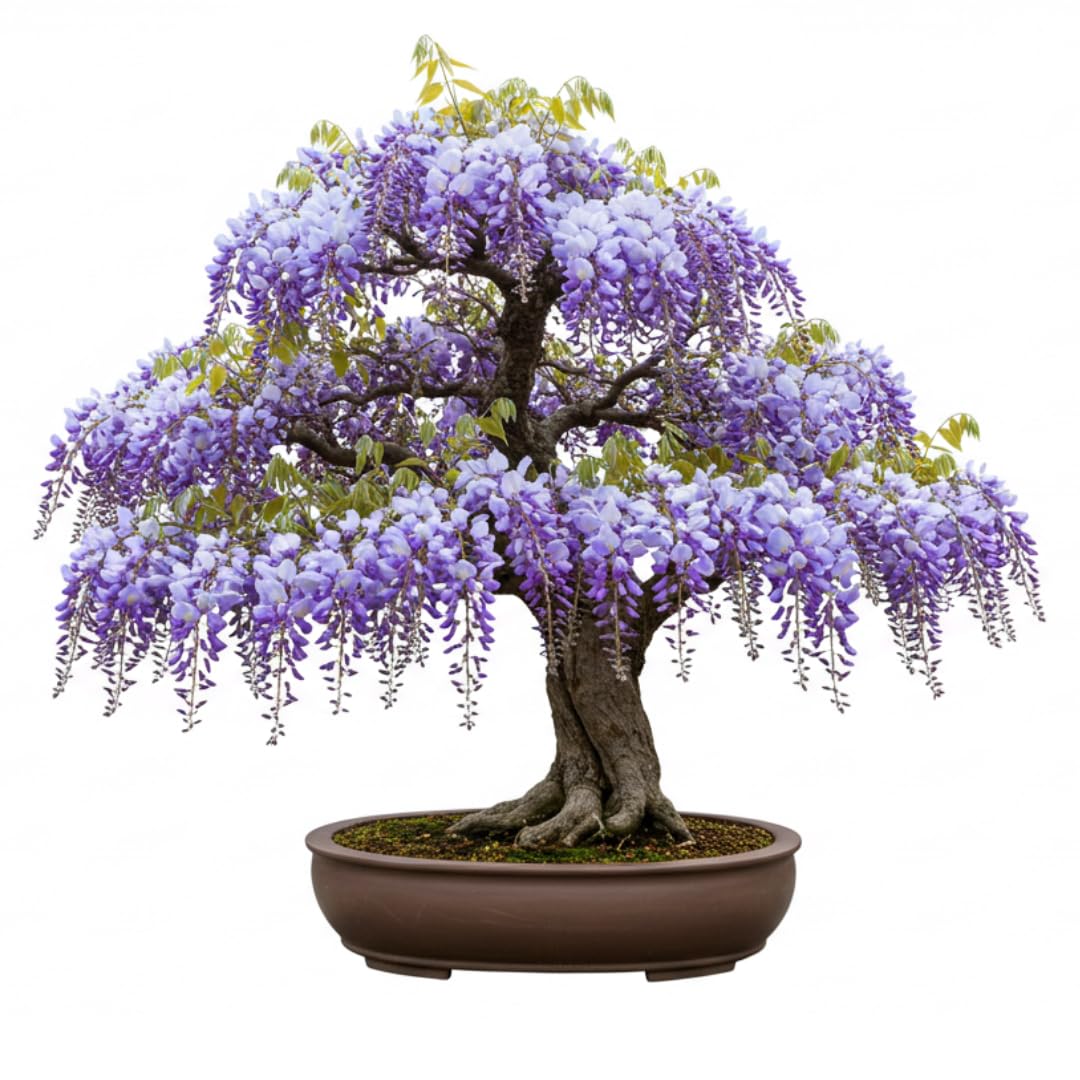 Chinese Wisteria Bonsai Tree Seedling for Planting - 1 Year Old Well Rooted Seedling