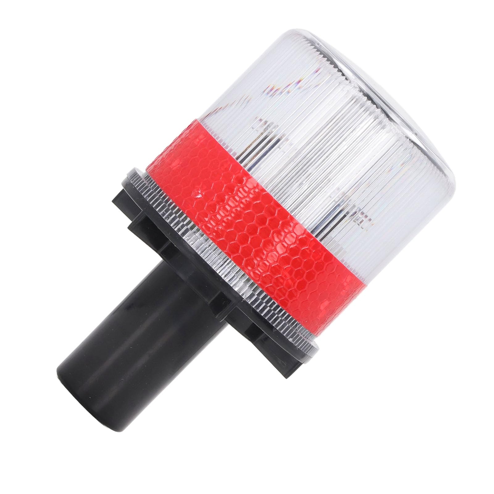 Eujgoov Voyant d'avertissement Stroboscopique Solaire, Coque PC Réfléchissante, Lampe Clignotante de sécurité étanche, visibilité de 300 M pour le Trafic de Construction et la Navigation
