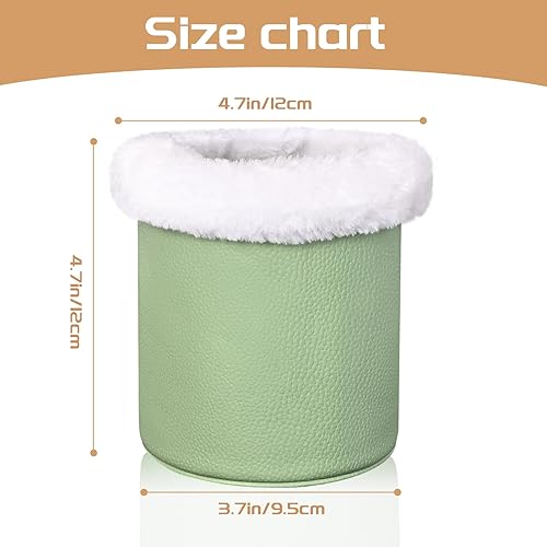 Miniatura 7 de Soporte para lentes con forro de felpa, funda protectora de cuero para gafas, soporte antiarañazos para mesita de noche, escritorio de oficina,