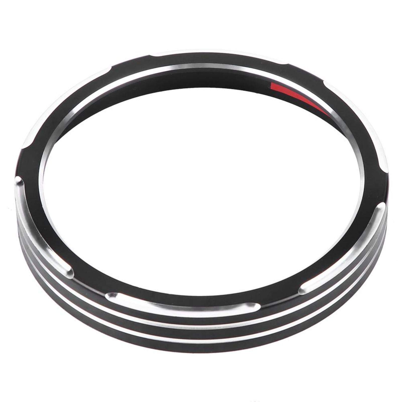 Gauge Bezel Cover Trim Ring, Speedometer Trim Bezel, Motorcycle Speedometer Trim Ring Cover for 883 1200 Dyna Street Bob Low Rider(B Type)