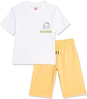 jil Boys Boys SS PJ WITH SHORT Bright White Set