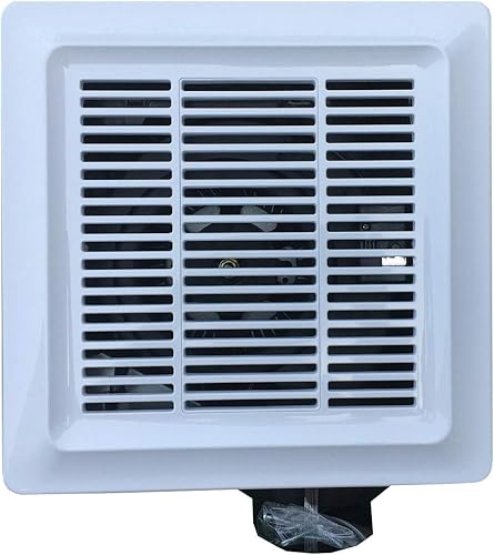 Miniatura 5 de iLIVING ILG8FV110 - Ventilador de ventilación de baño, selector de velocidad ajustable, flujo inteligente de 50-110 CFM, Energy Star, negro y beige