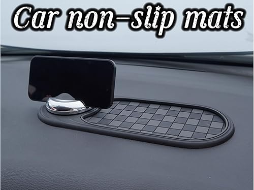 Miniatura 3 de Almohadilla antideslizante multifuncional para automóvil, soporte giratorio universal para teléfono, tablero de instrumentos, con número de