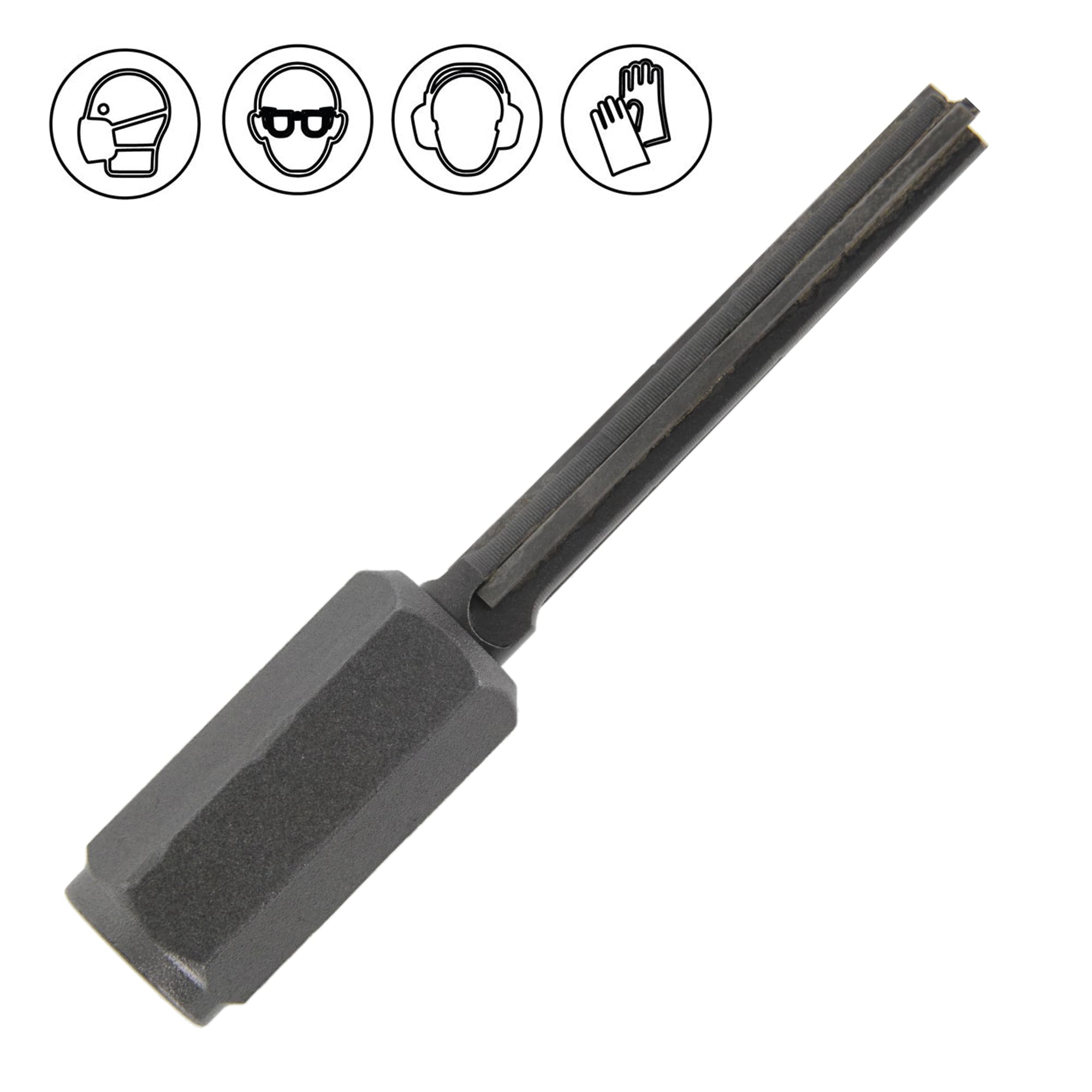 PRODIAMANT Fresa per fughe in metallo duro, 8 mm, lunghezza di taglio 60 mm, per smerigliatrice angolare, fresa per malta con filettatura M14