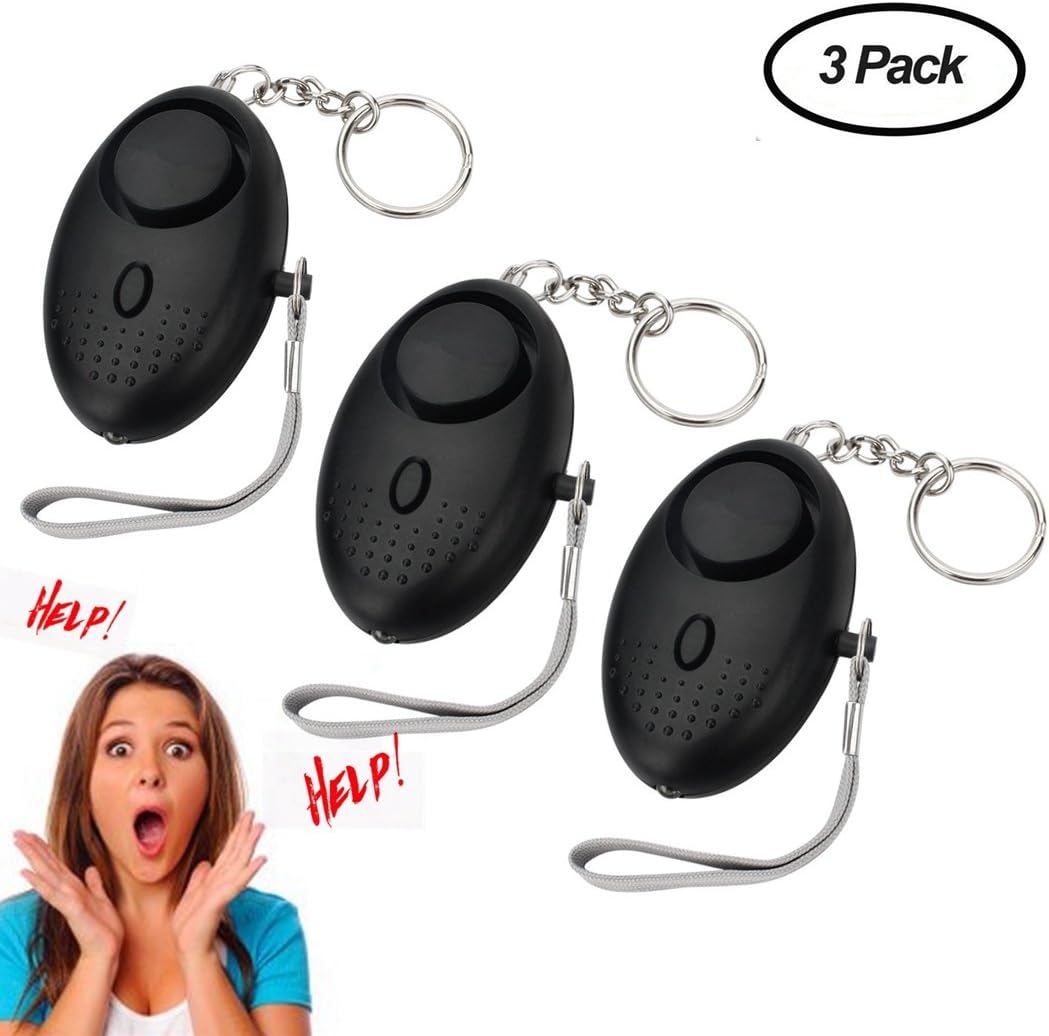 Personal Alarms Keychain With LED Flashlight 130db