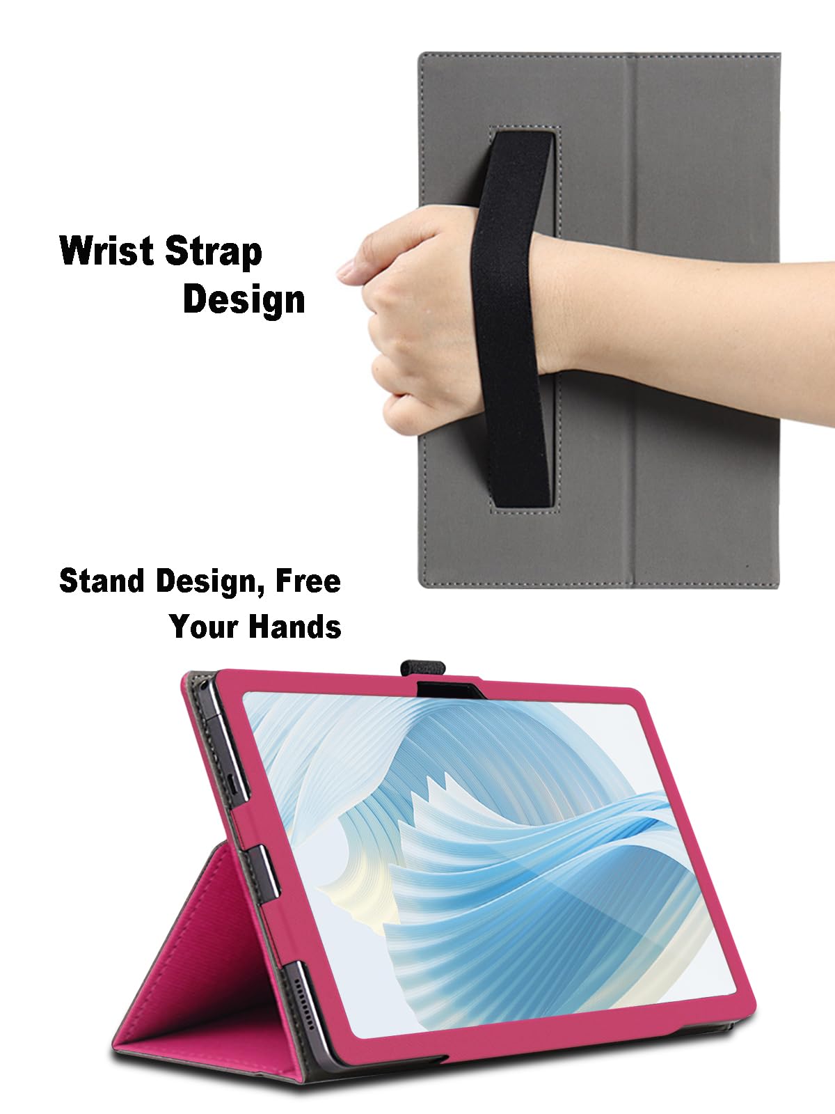 Housse étui Cuir PU Pour Tablette DOOGEE U11 11 Pouces - Support Multi-angles, Fermeture Magnétique, Légère
