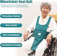 Vista 7 de Wheelchair Seat Belt Anti-Fall Safety Belt Medical Restraints Straps Non-Slip Harness Adjustable Secure Buckle for Elderly Disable Hospital Patient