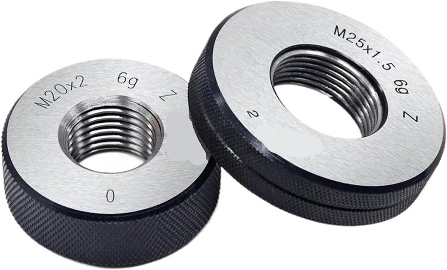 Inner Diameter Calibration Ring Gauge, Thread Ring Gauge Go And No Set Multiple Sizes Model HK182(M25x1.5)