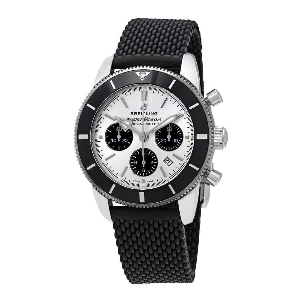 Breitling Superocean Heritage II Chronograph Automatic Chronometer Silver Dial Men's Watch AB0162121G1S1