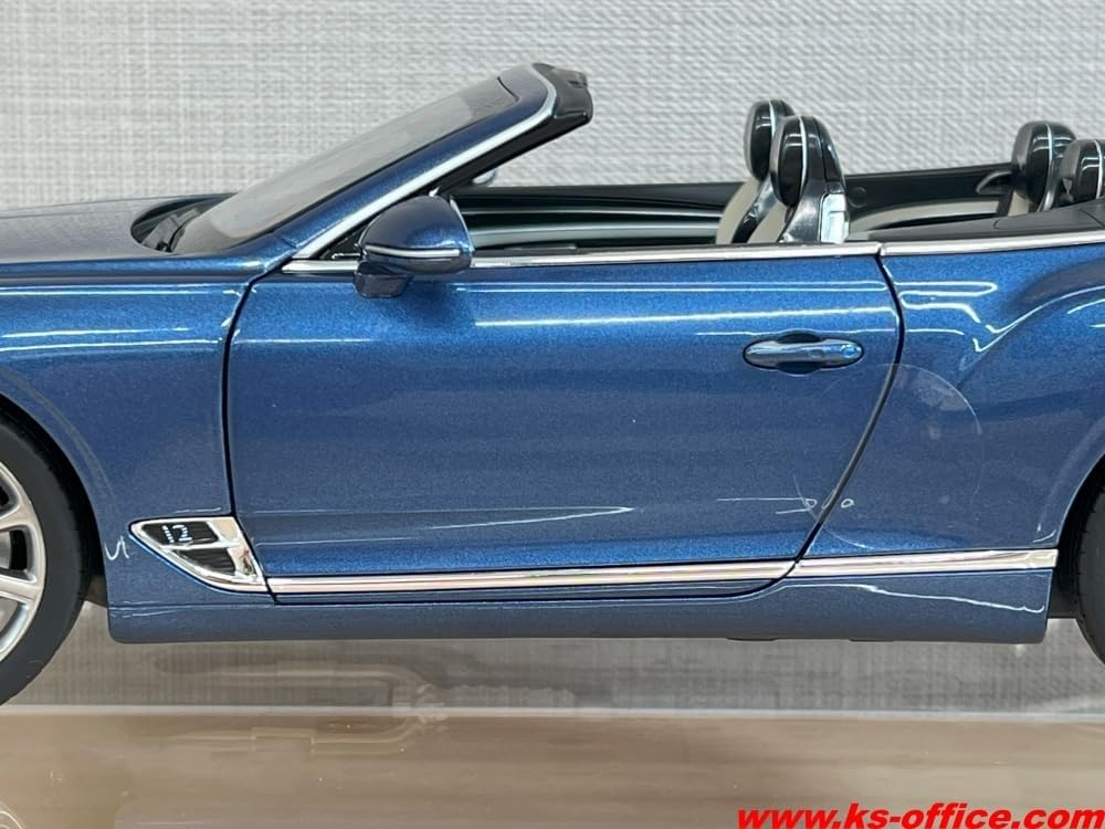 Bentley Continental GTC Speed Edition (Gloss Baby Blue) [H&H] 1:18