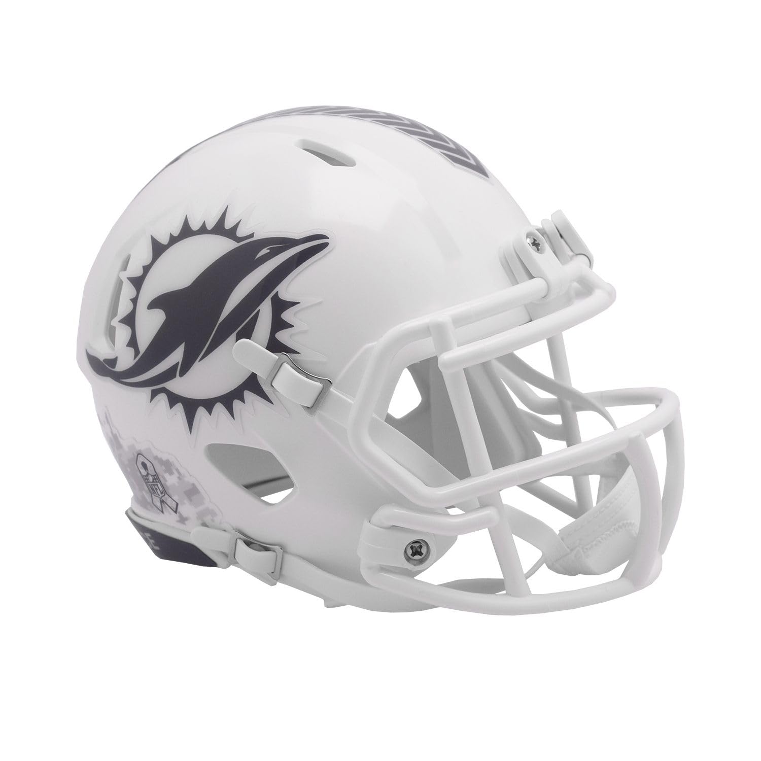 NFL Miami Dolphins Salute to Service 2024 Mini Helm Speed Footballhelm