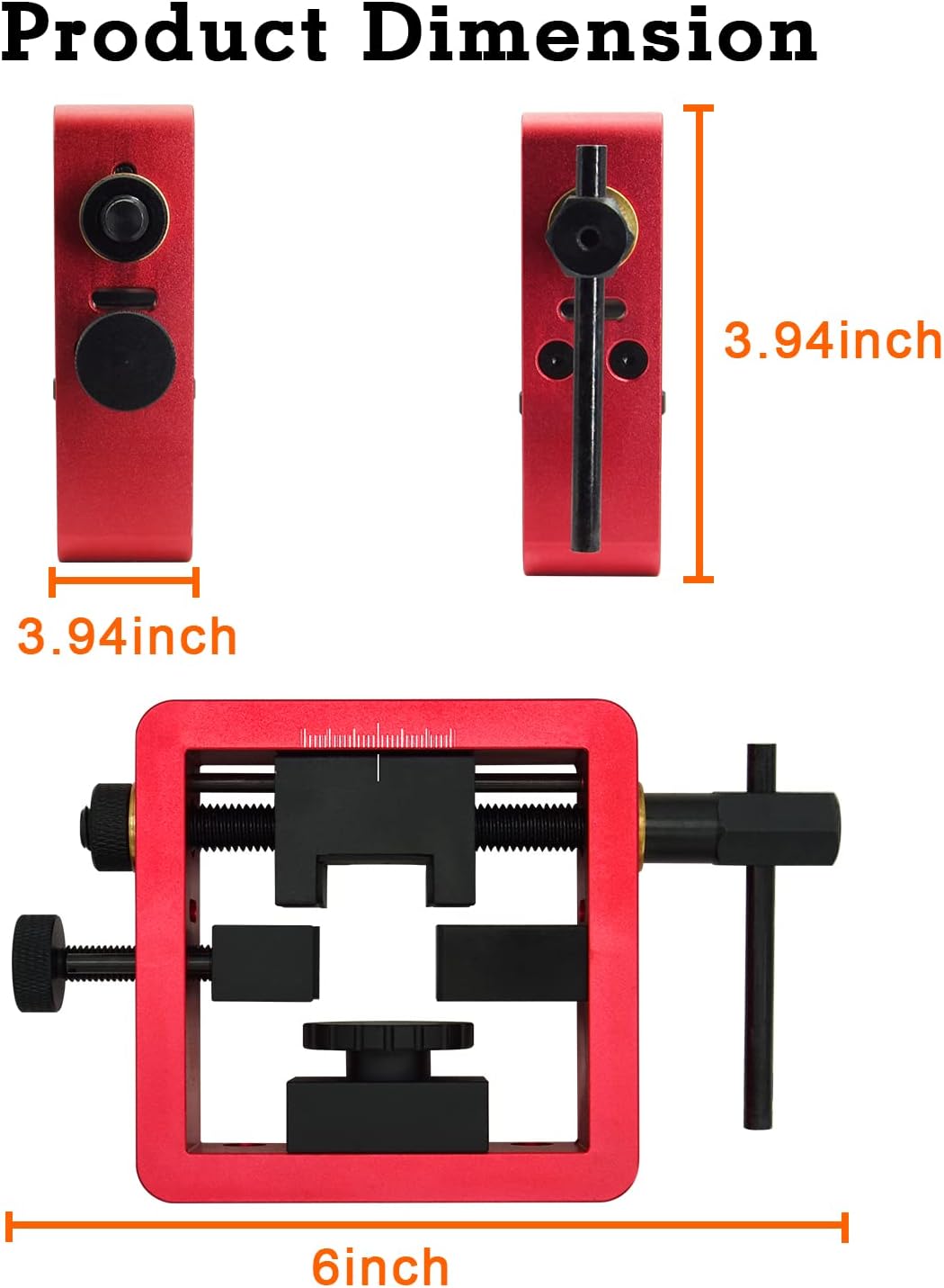 Kingson Sight Pusher Tool, Universal Rear Sight Tool for Glock /1911 /Shield/Sig, New Edition of The Easy Use Aluminum Glock Sight Pusher Tool for Most Square Slides and Semi-Auto Slides