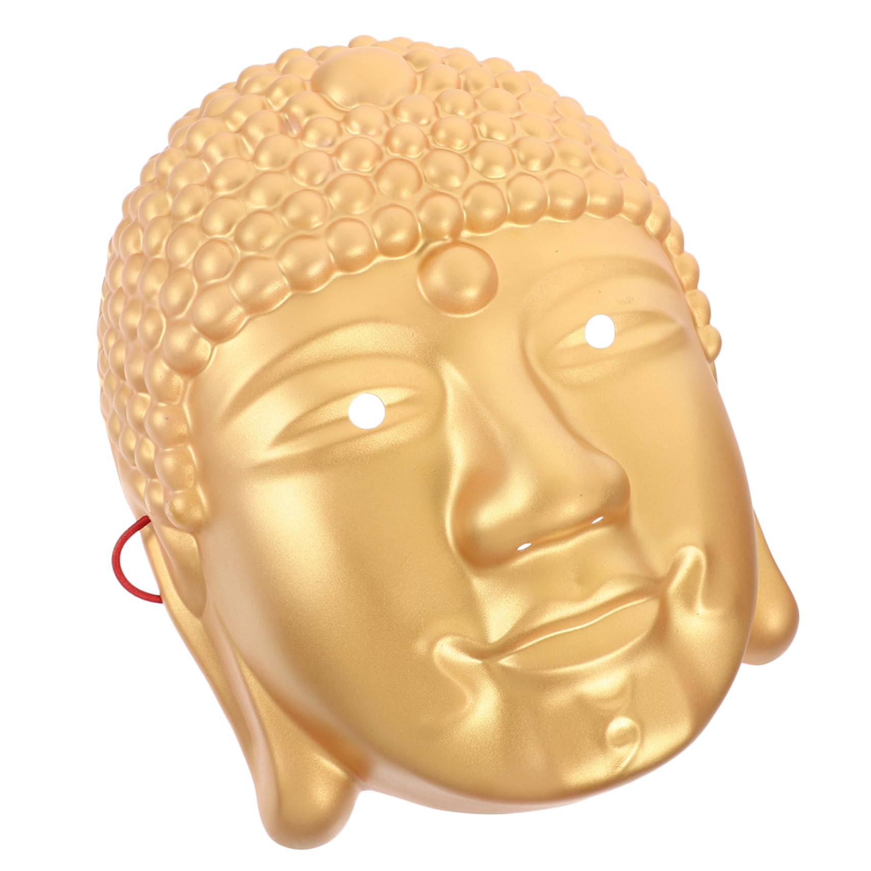 AbaodamBuddha Delicate Party Mask Buddhism Wall Mount Halloween Cosplay Funny Halloween Masks Carnival Mask Masquerade Masks Feng Shui Statue Buddhist Mask Japan Chic Men and Women Pvc