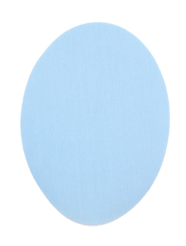 96 Sky Blue Iron-on Knee Patches. Elbow Patches to Protect Your Clothes and Repair Trousers, Jackets, Jumpers, Shirts. 10.5 × 8 cm