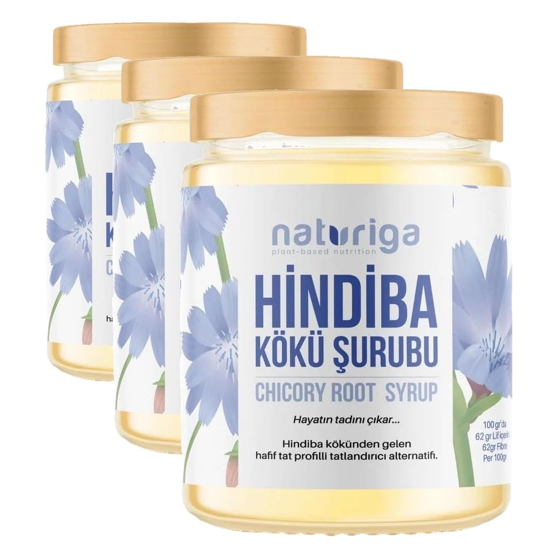 Naturiga Hindiba Kökü Şurubu 200 gr (3 paketi)