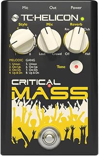 TC Helicon Helicon Critical Mass Pedal for Gang Vocals, Melodic Vocals & Reverb