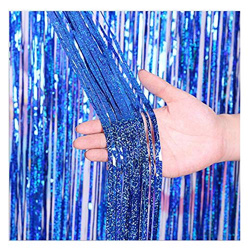 ADAMAI 10pcs 2���[�h �� 101.6 cm ���[�U�[ �O���A �J���t�� �a�����p�[�e�B�[ ���͋C ���C���J�[�e�� �w�i�� (���C�����u���[)