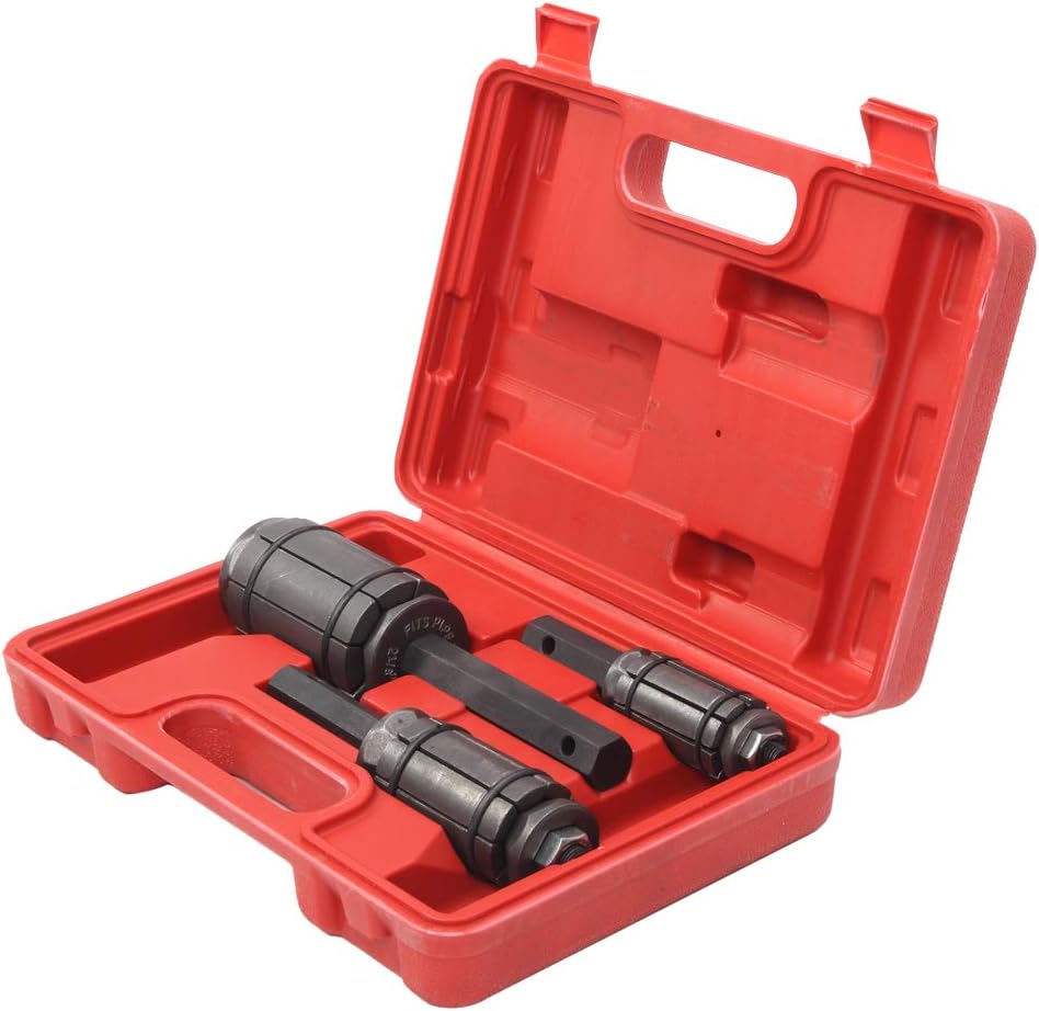 SUNROAD 3pcs Tail Pipe Tailpipe Expander 1-1/18" to 3-1/2" Exhaust Muffler Spreader Tool Set : Automotive