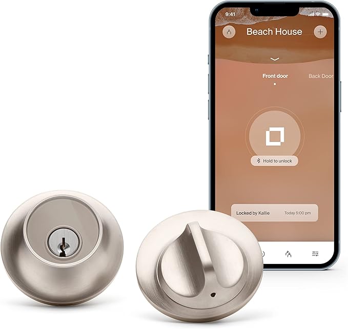 Level Lock Smart Lock Touch Edition Smart Deadbolt for Keyless Entry