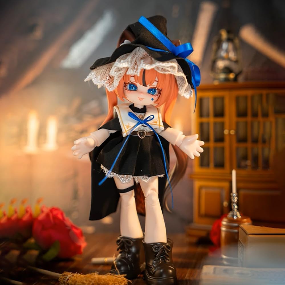 niannyyhouse BJD Blind Box Figurines, Dedicated to Luna Series, 1/12 Scale, Ball Jointed Doll with Clothes, Action Figure Collectable (1PC)