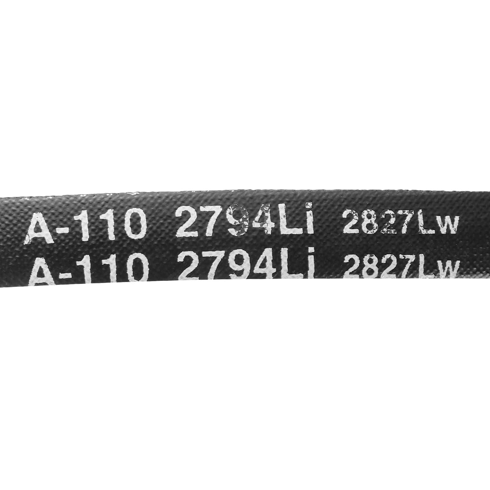 sourcing map 4 Stück A110 Gummiriemen, A-Abschnitt Keilriemen, 284,5 cm Außenumfang x 1,3 cm Breite x 0,8 cm Dicke, industrieller Kraftübertragungsriemen