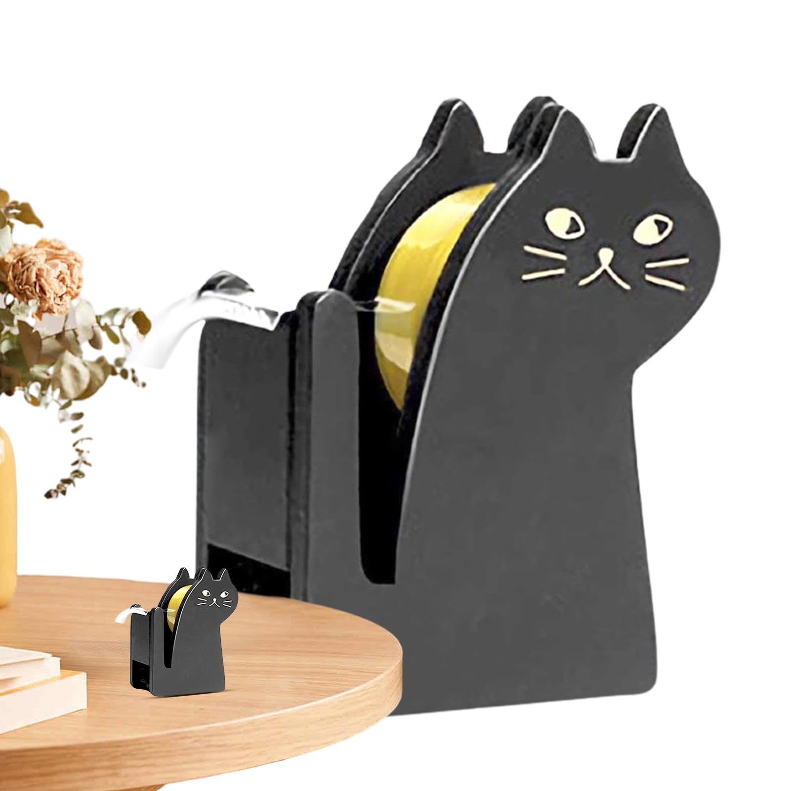 Amazon.co.jp: 木製テープ カッター - 多機能テープ ディスペンサー
