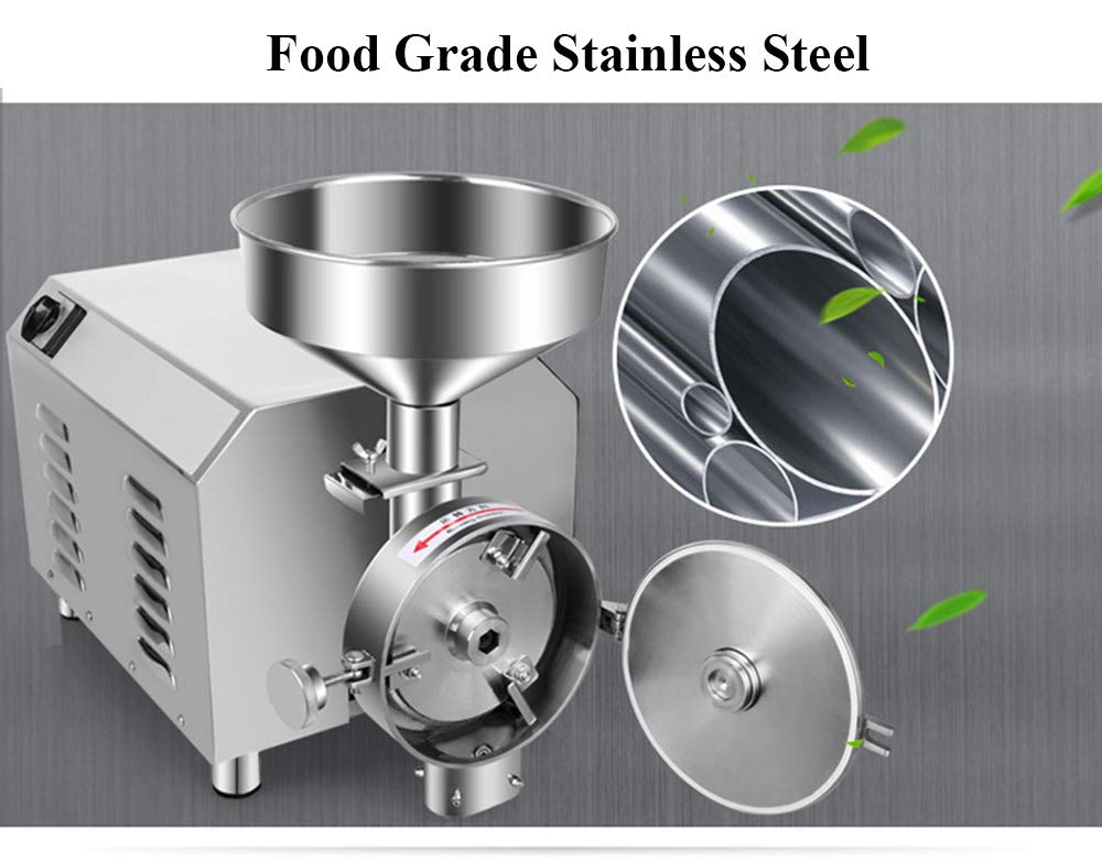 Amazon.com: Commercial Spice Grinder Herb Grinder Electric Grain Mill  Grinder Industrial Grinding Machine Dry Grinder Pulverizer (1.5kw) : Home &  Kitchen