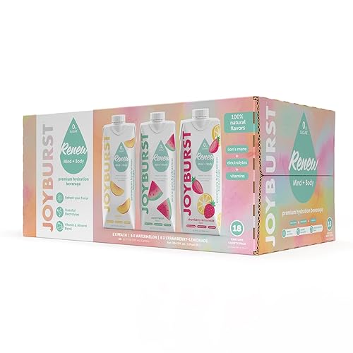 Miniatura 14 de *NUEVO* Joyburst Hidratación, Sandía - Electrolitos, Vitaminas y Enfoque - 12 x 17.60 fl oz (500mL) paquetes Tetra Pak®