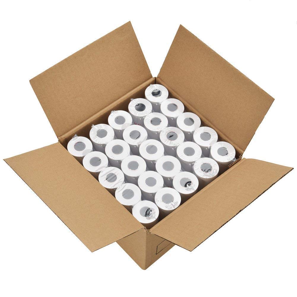 RyhamPaper Thermal Receipt Paper 100 Rolls, Thermal Paper 2 1/4" x 85' Pos Thermal Printer Paper, Cash Register Rolls, Credit Card Paper