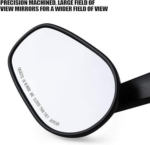 Miniatura 5 de Pacewalker Espejo retrovisor muscular con luz LED intermitentes para H-arley Davidson VROD V-Rod VRSCF negro